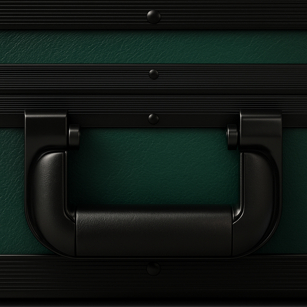 Luxury Pelandro® Briefcase - Emerald