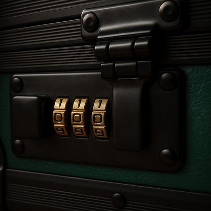 Luxury Pelandro® Briefcase - Emerald
