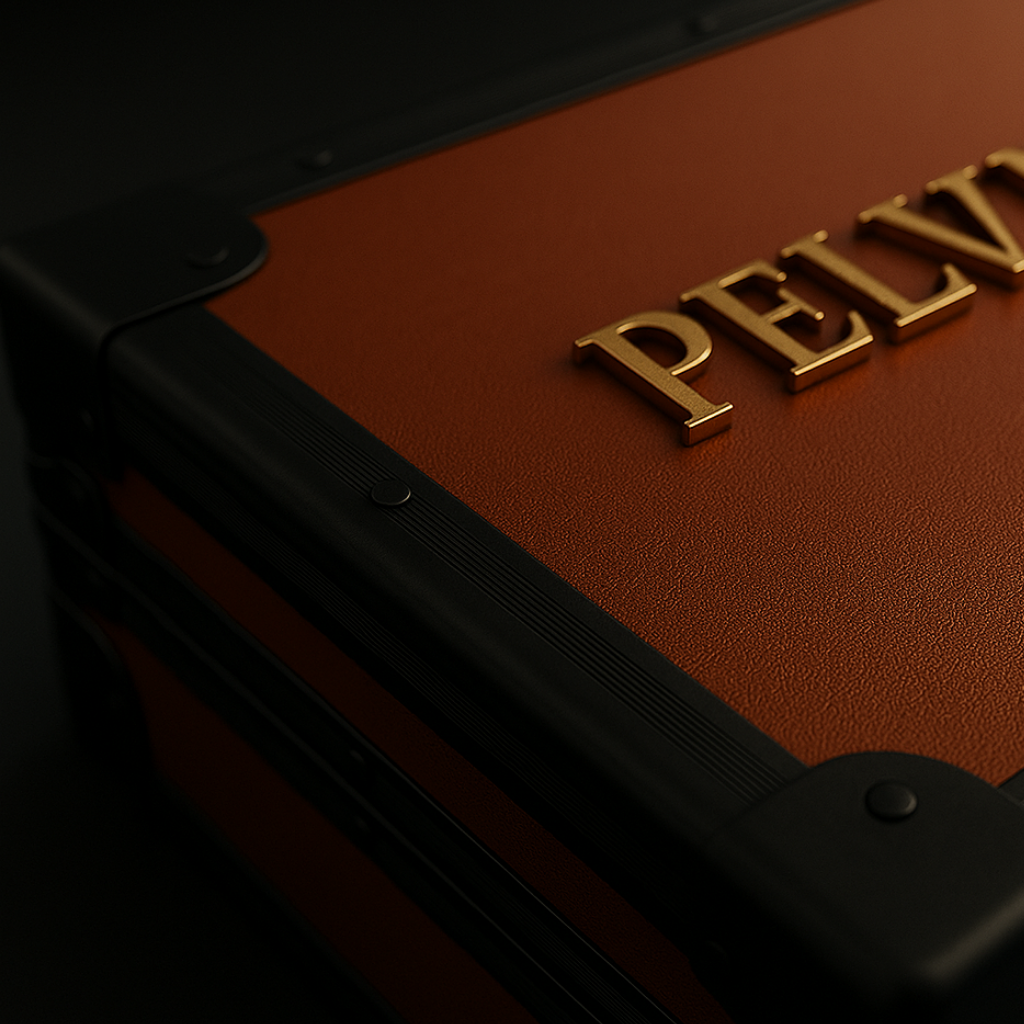 Luxury Pelandro® Briefcase - Cognac