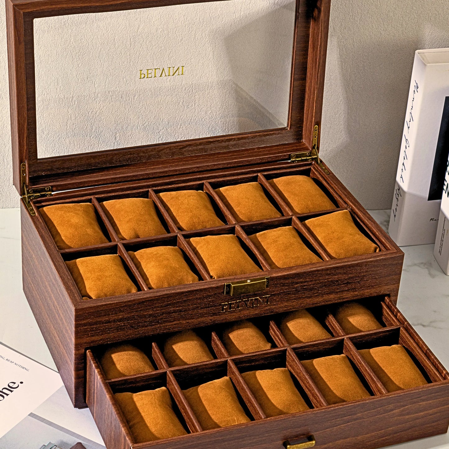 Premium Pelandro® Heritage Watch Chest
