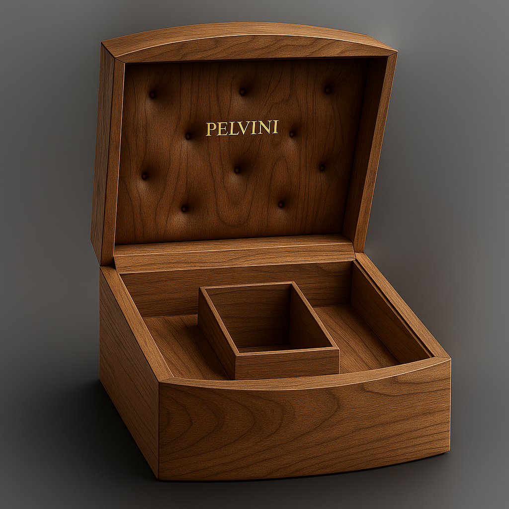 Luxury Pelandro® Box - Crimson Obsidian